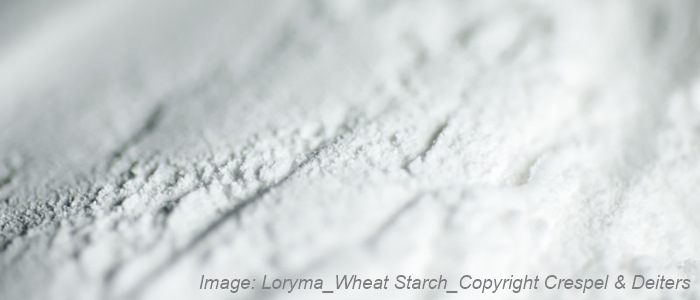 Functional wheat starches replace titanium dioxide
